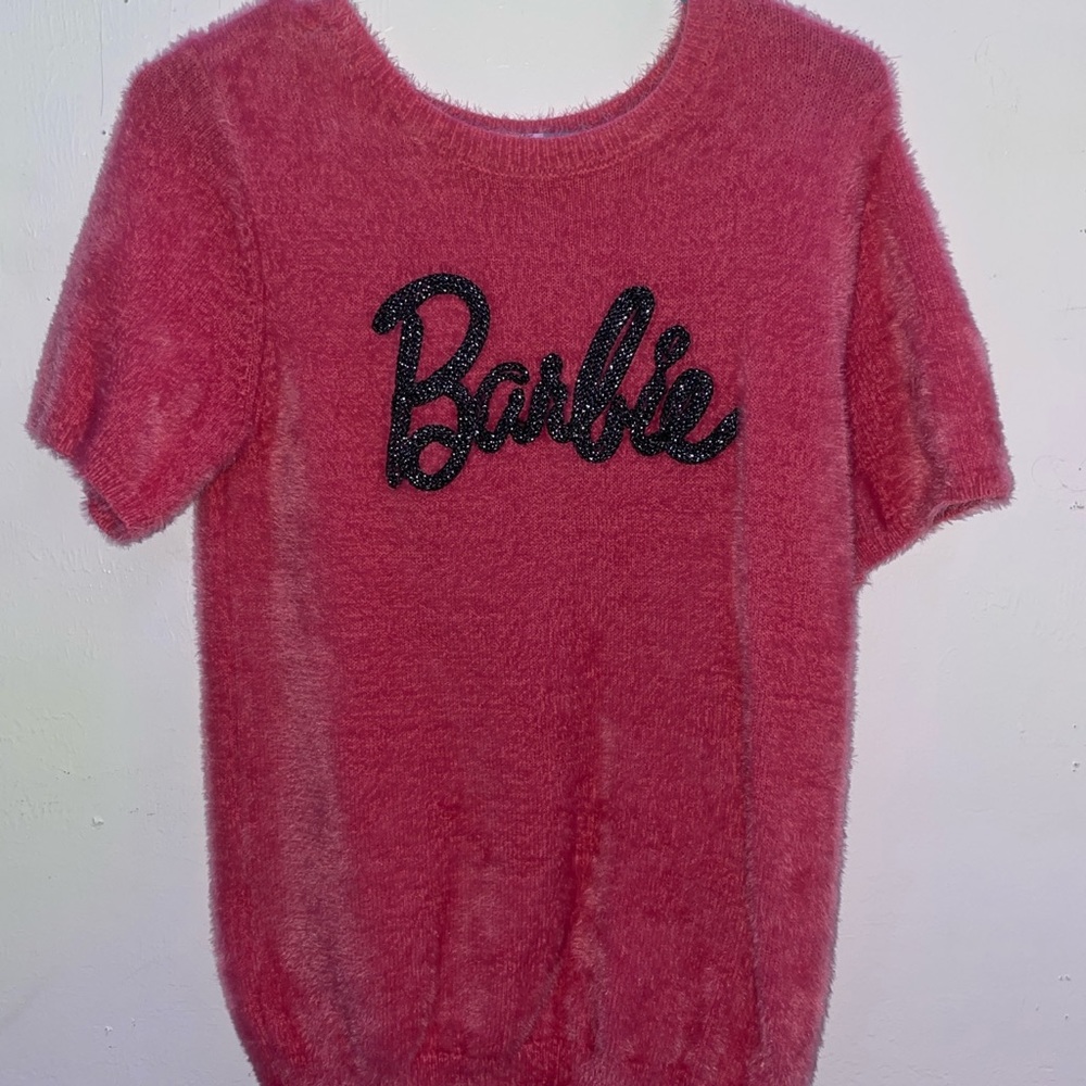 fluffy barbie shirt